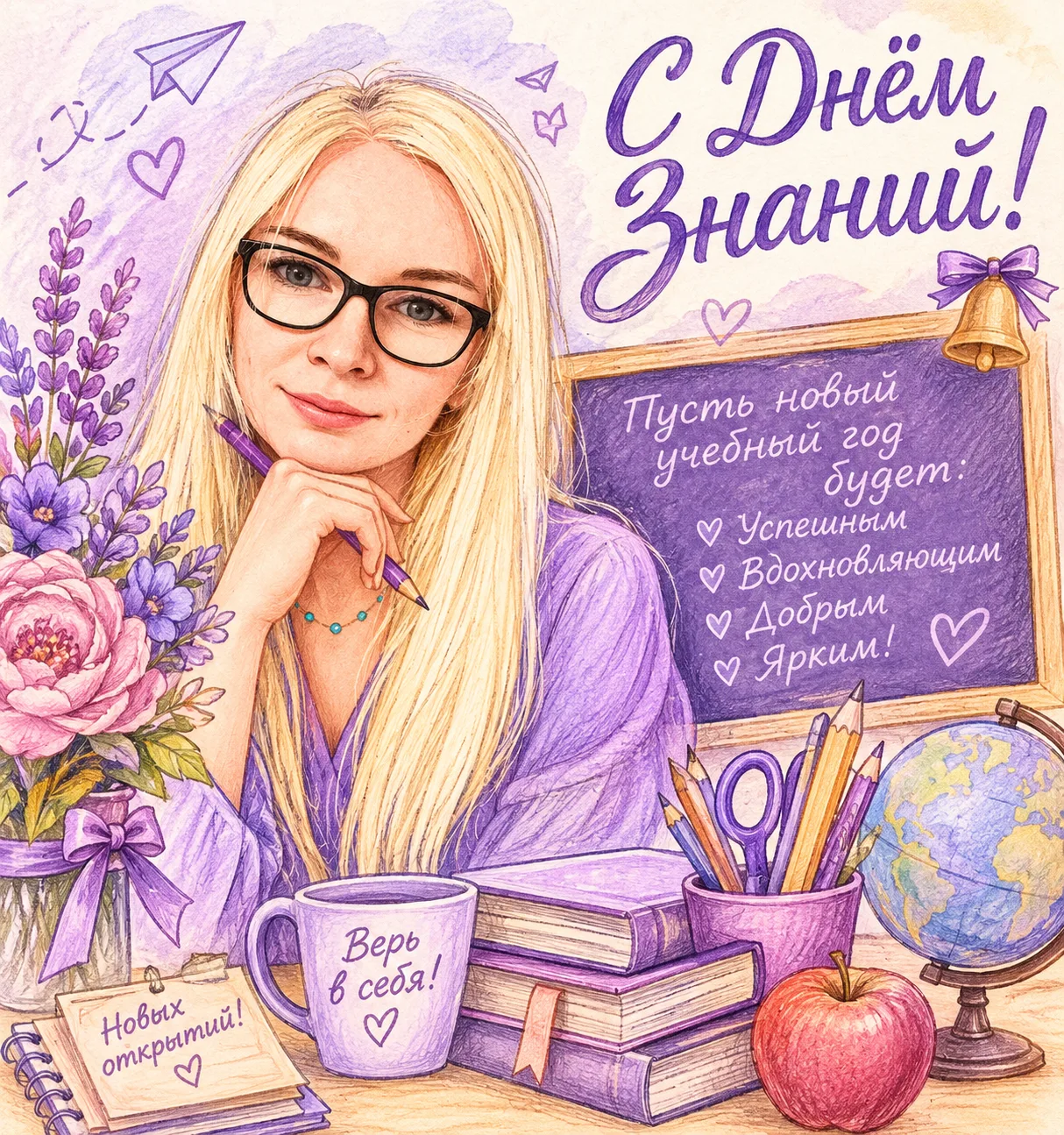 📚💜 С Днём знаний!