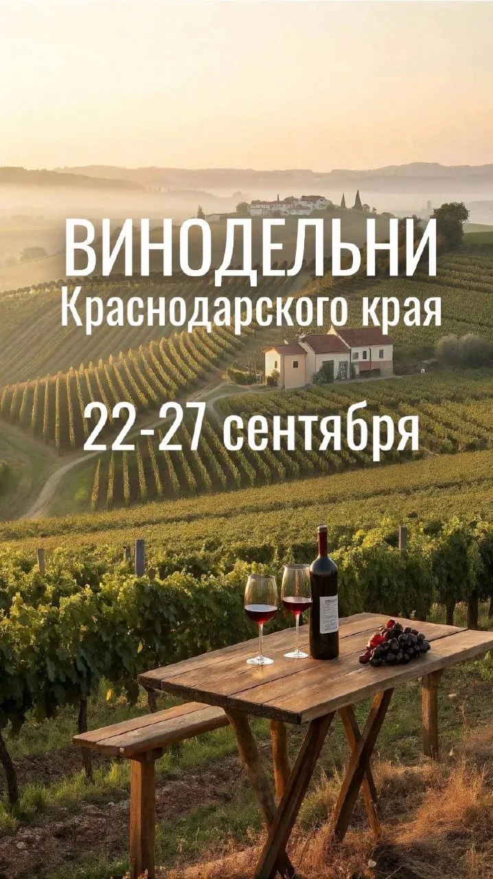 🍇 Винный тур для искушённых.