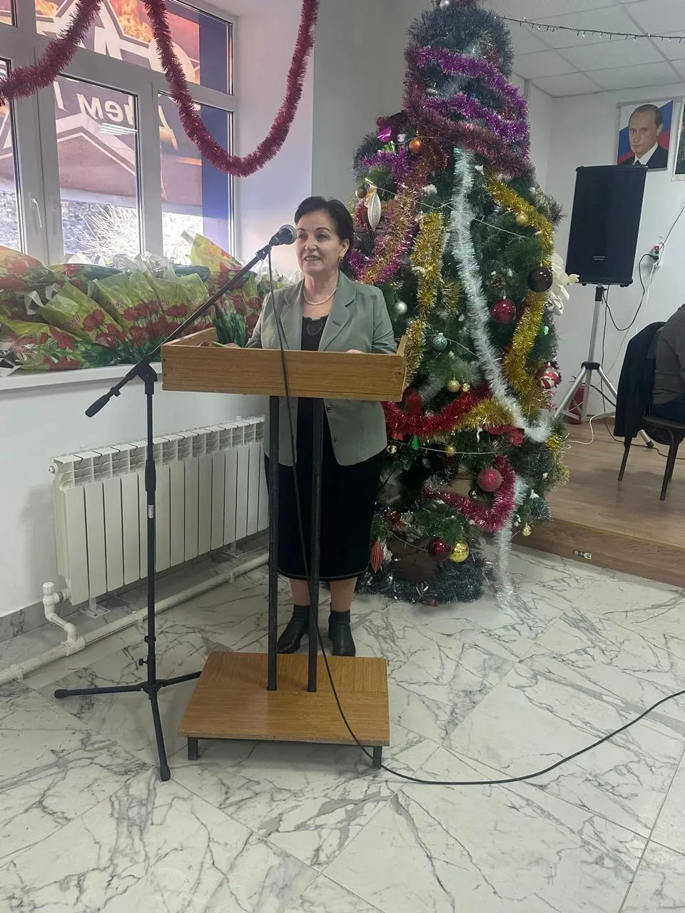 Новогодний праздник для детей участников СВО состоялся в Курахском районе