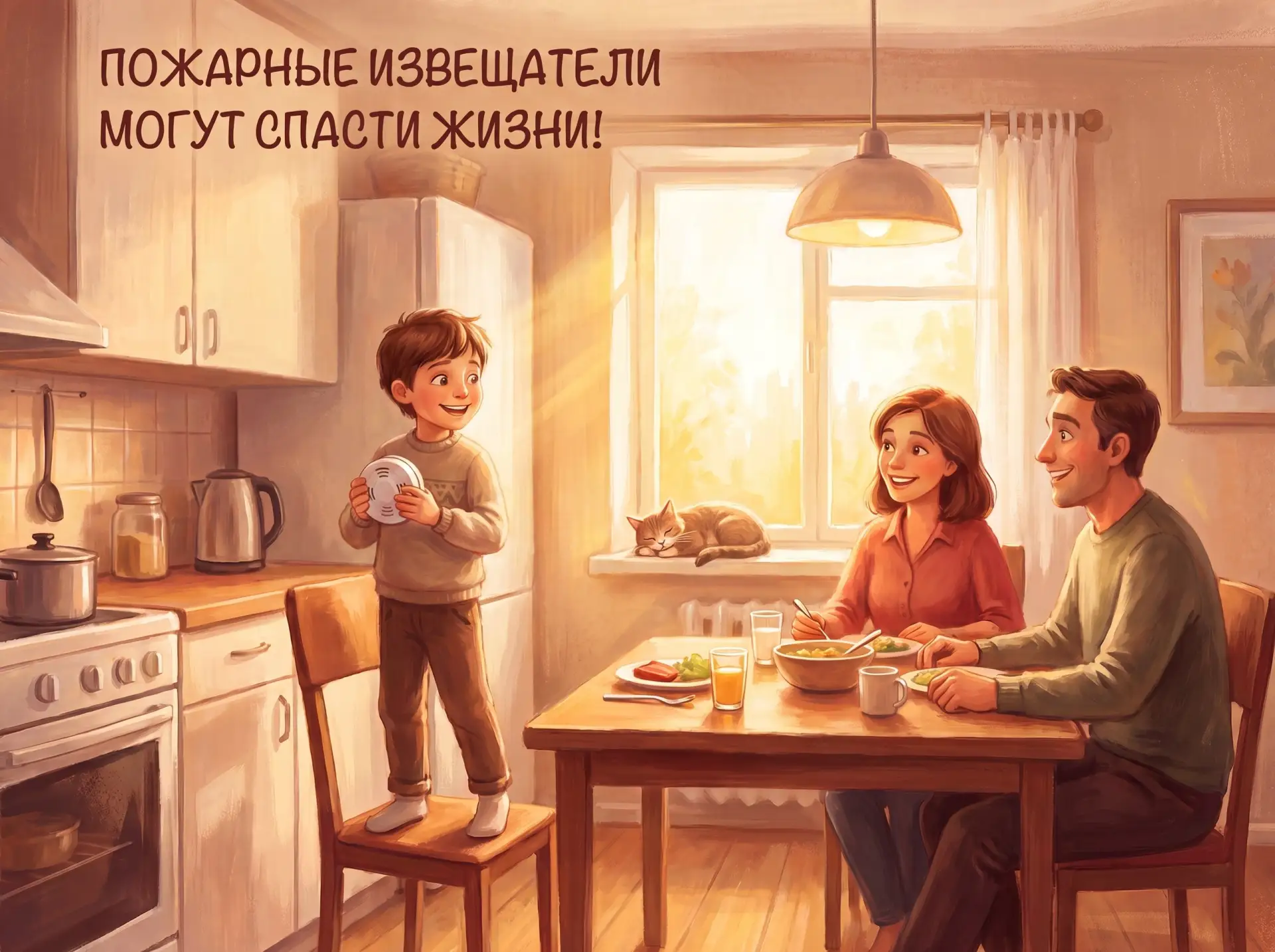 Пожар в доме — событие, которое кажется чем-то далеким, пока не коснётся лично. Обычный вечер, семья