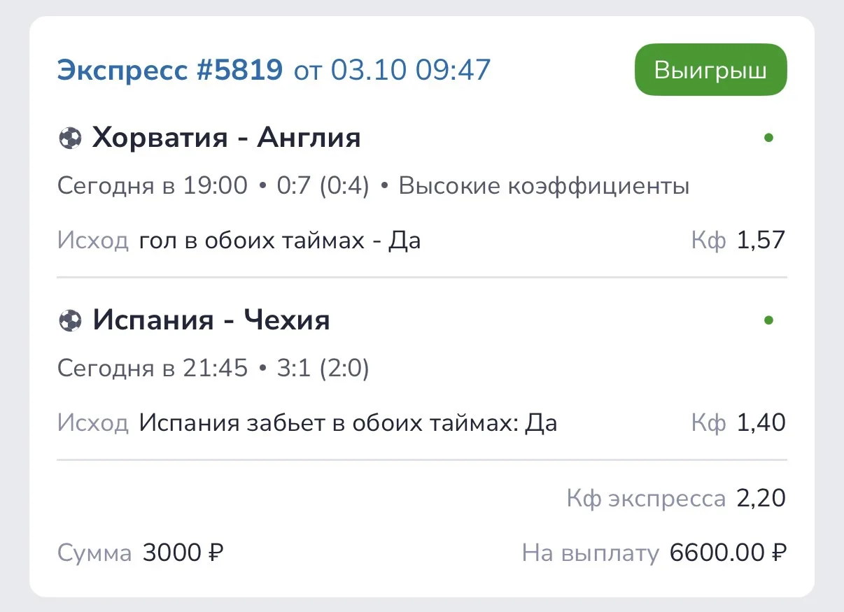 Есть Победа! Отлично, ушастый, у меня сегодня 2/2!