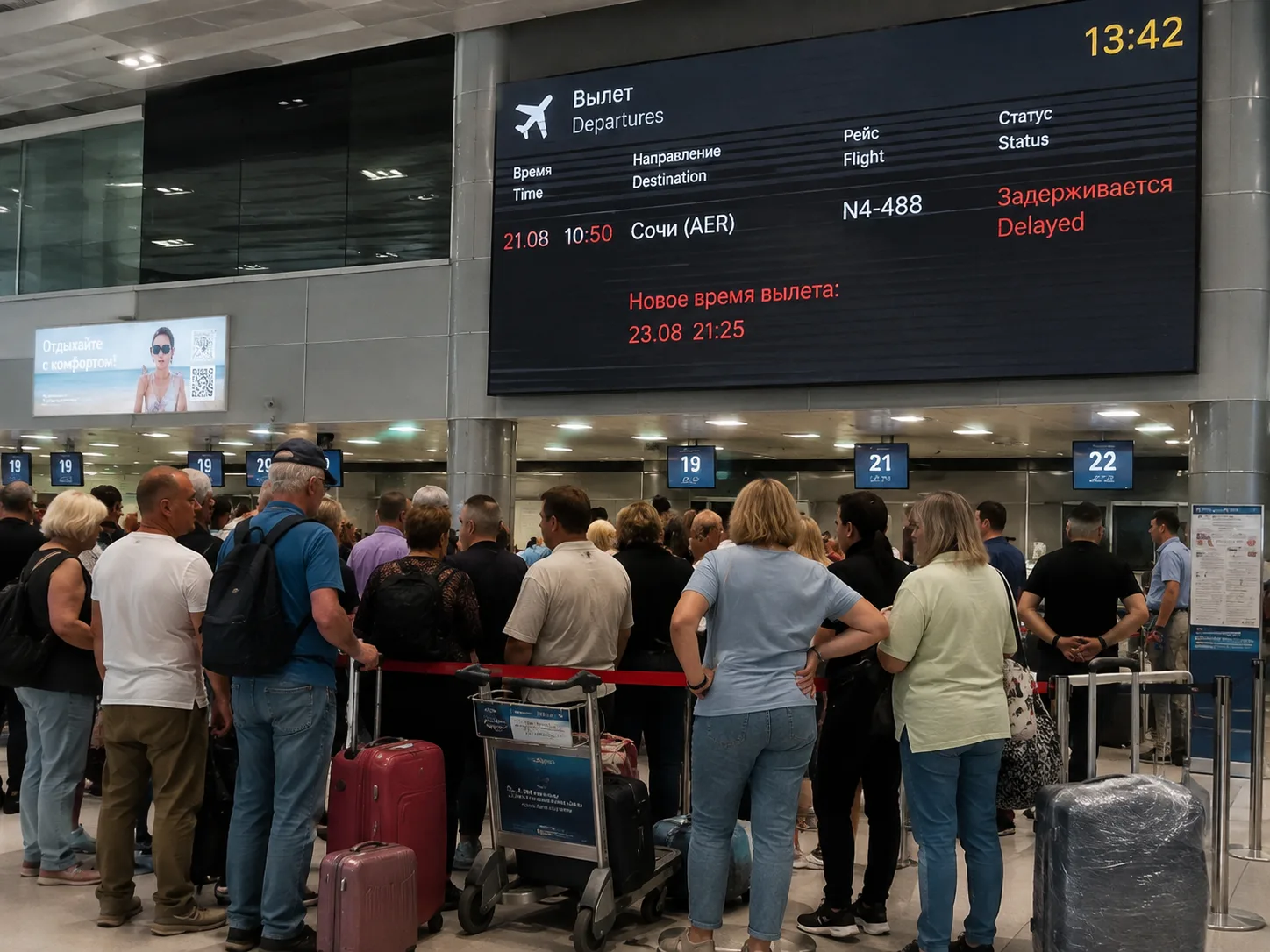✈ Пассажиры пожаловались на многодневную задержку рейса Барнаул — Сочи
