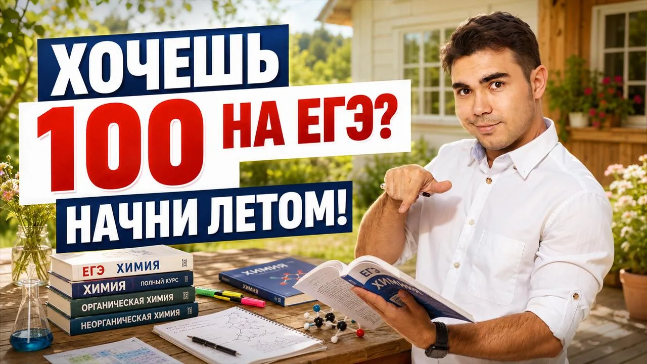 что делать летом, чтобы сдать ЕГЭ 2027 по химии на 100? 🧐