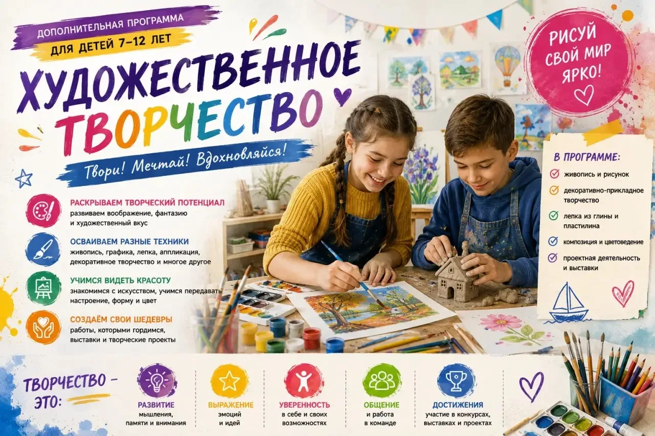 🎨 Кружок «Художественное творчество»