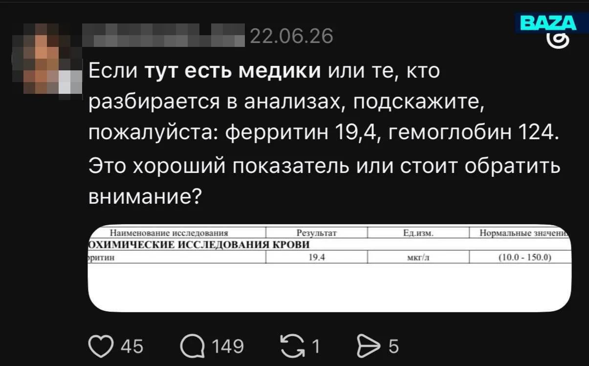 Молодёжь (18–35 лет) всё чаще ищет врачей в соцсетях, публикуя снимки МРТ и анализы в н...