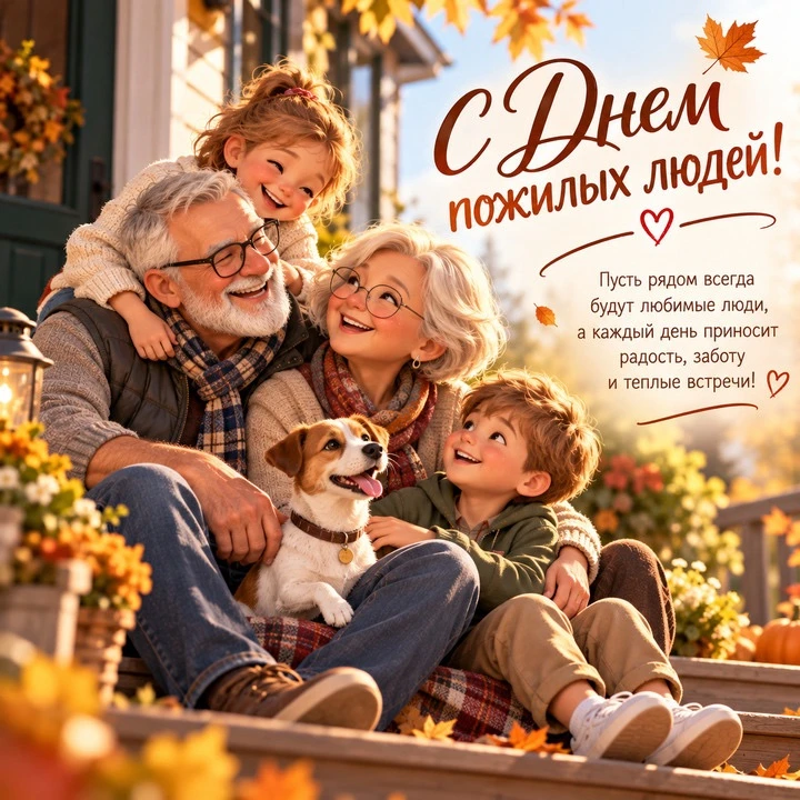 Сегодня мы празднуем День пожилого человека.