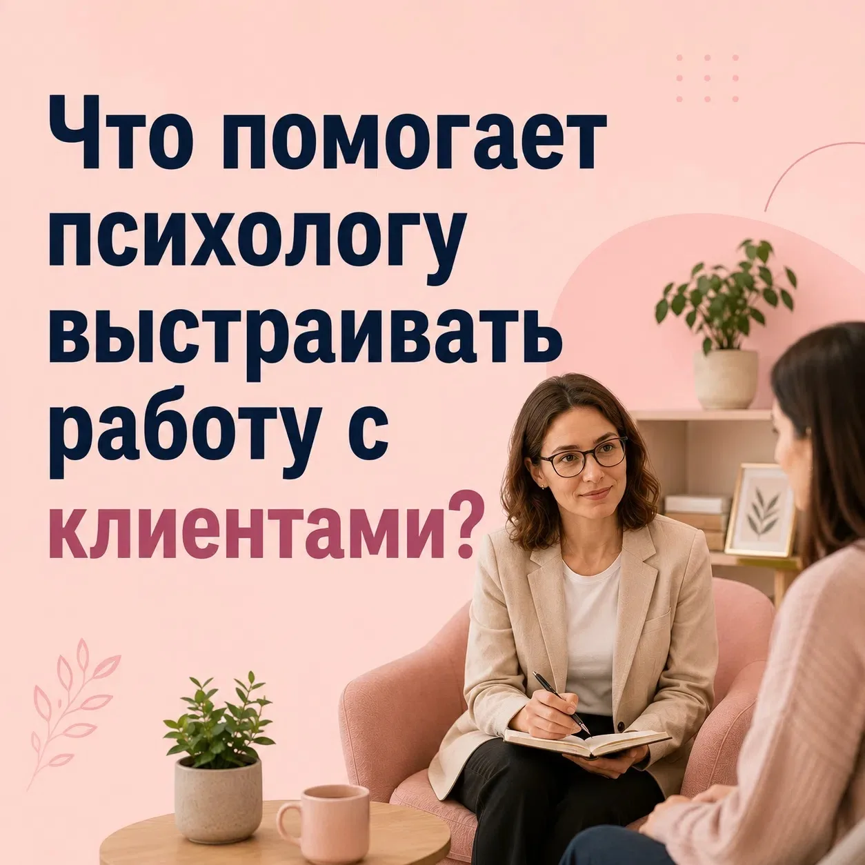 Что помогает психологу выстраивать работу с клиентами? 💬