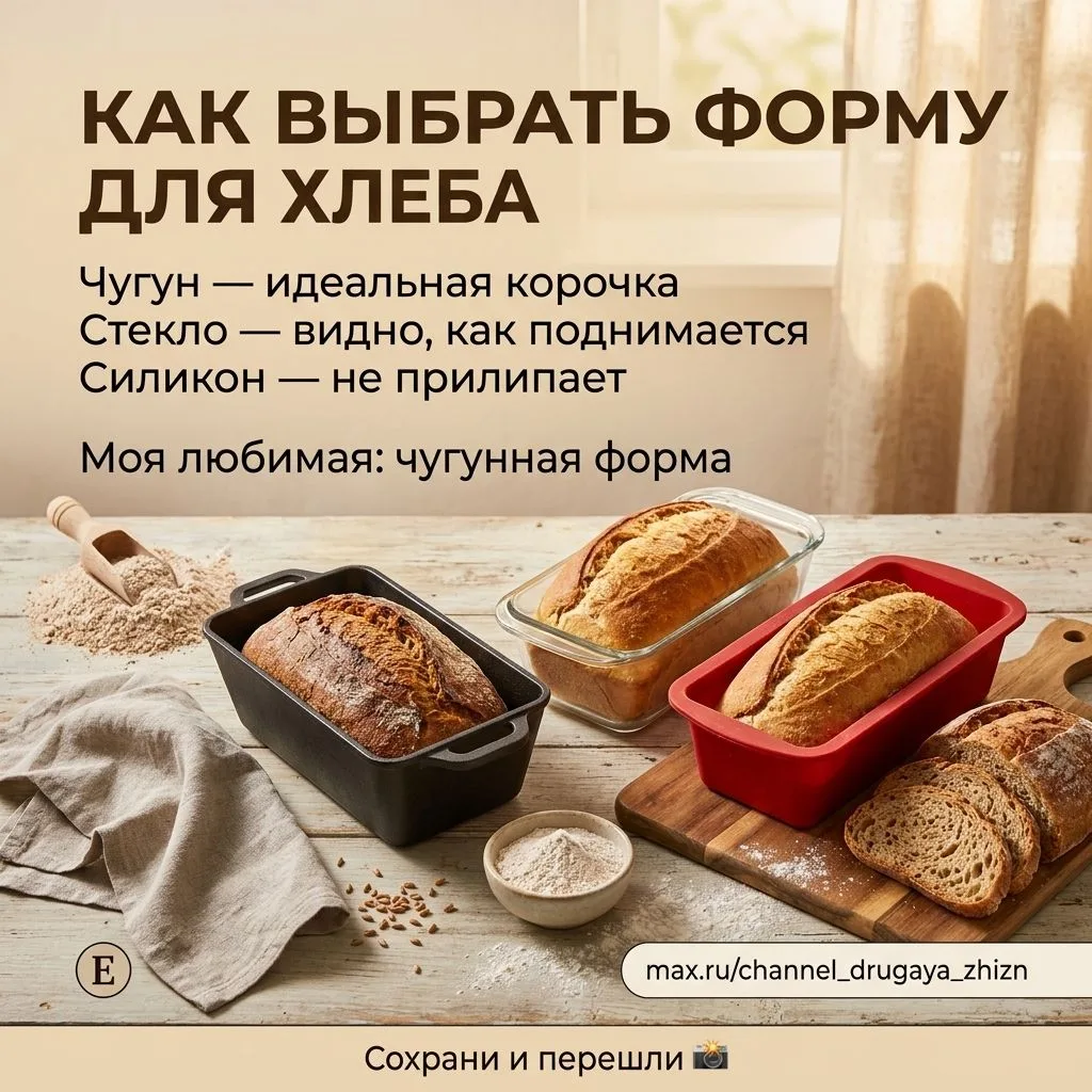 🍞 Как выбрать форму для хлеба?