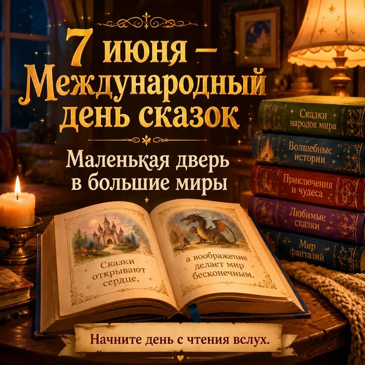 ✨ 7 июня — Международный день сказок! ✨