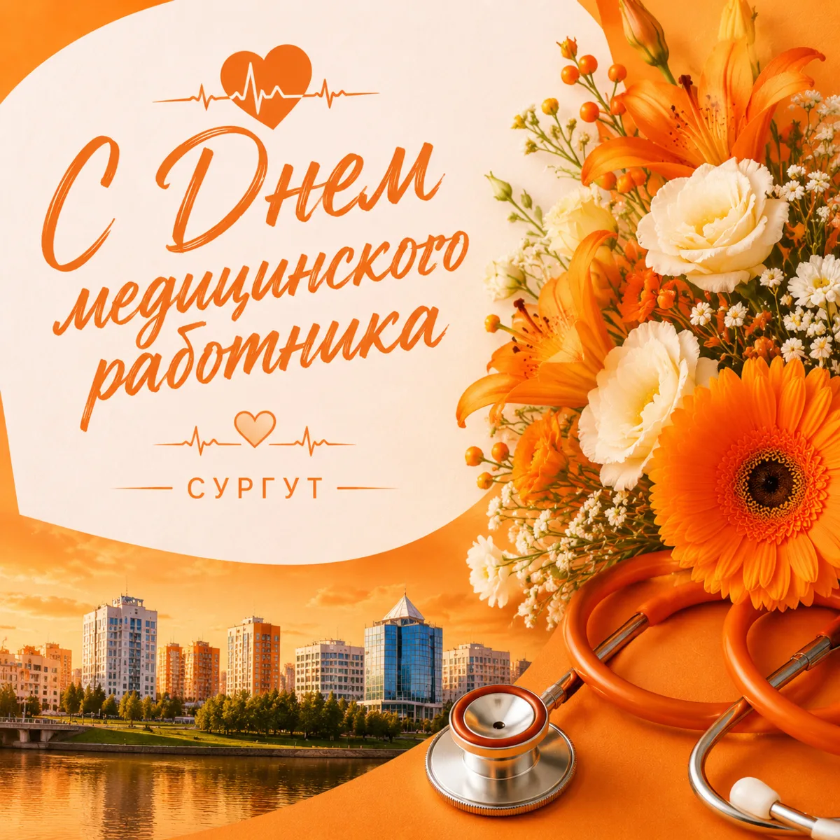 С Днем медицинского работника! 

Низкий поклон вам за самоотверженность, чуткость и умение сохраня