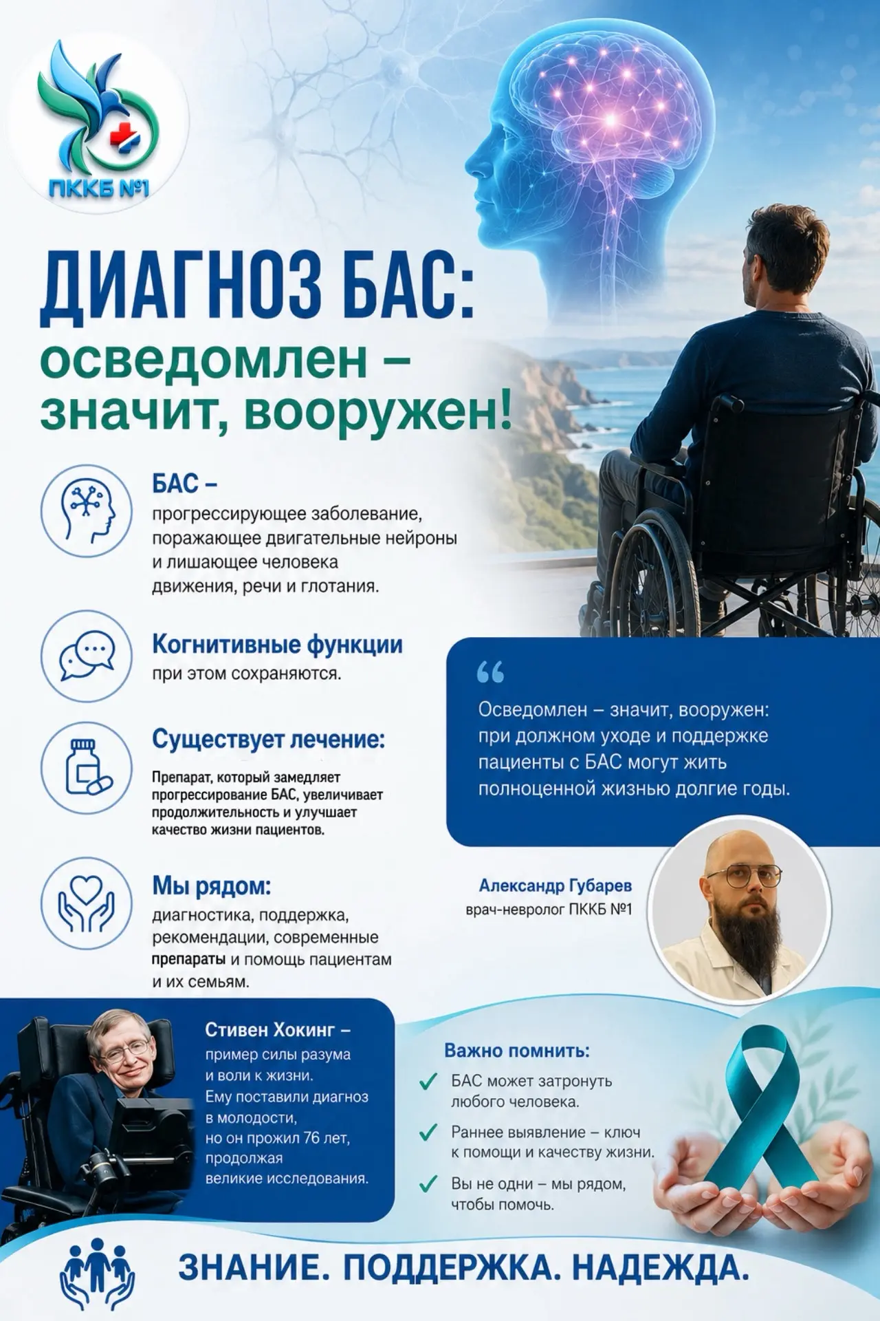 Диагноз БАС: осведомлен - значит, вооружен! 
 
👨‍🦼Существуют редкие малоизученные патологии, котор