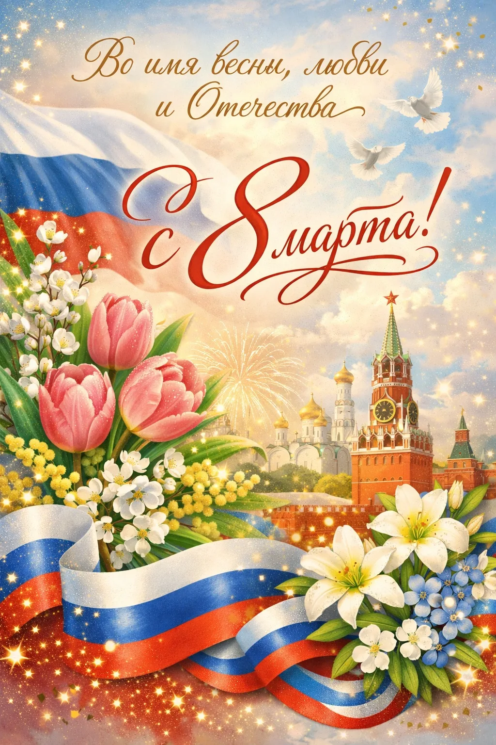 🌷С праздником, дорогие женщины!  🔹ГУФССП России по Кемеровской области — Кузбассу поздравляет вас с 