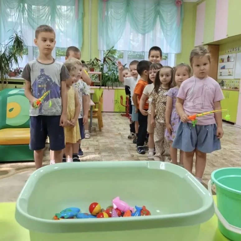Игра - соревнование «Удачная рыбалка» в группе «Ладушки»