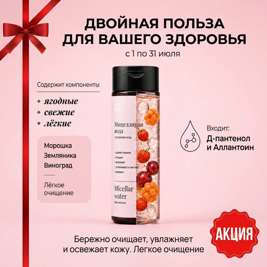 АКЦИЯ: «ДВОЙНАЯ ПОЛЬЗА ДЛЯ ВАШЕГО ЗДОРОВЬЯ»
с 1 по 31 июля

☑️ При покупке препаратов: 

Менкор или 