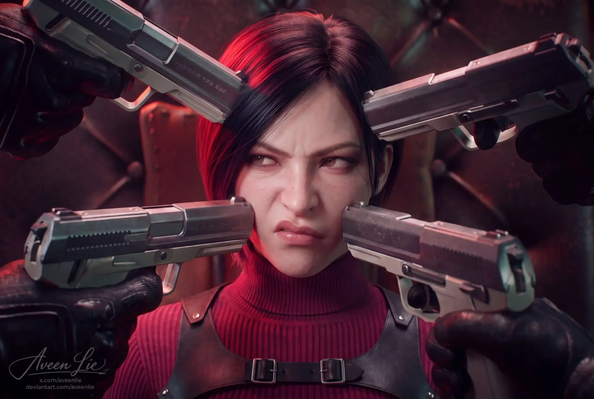 Ada, Jill, Grace and Claire by AveenLie