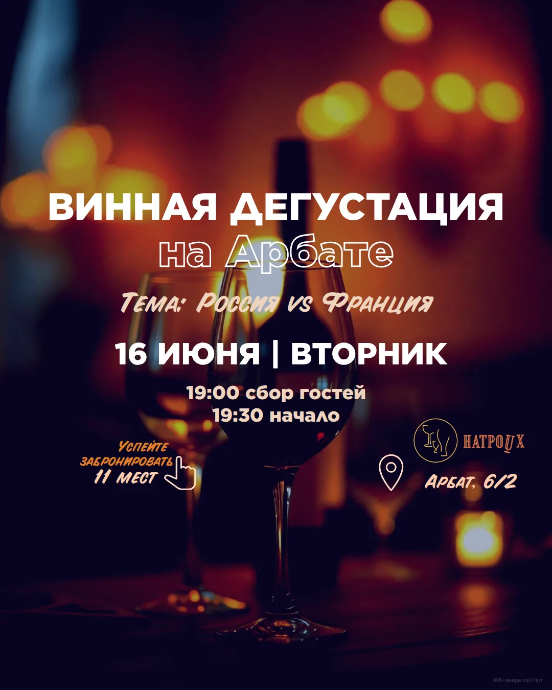 16 июня — Слепая винная дегустация