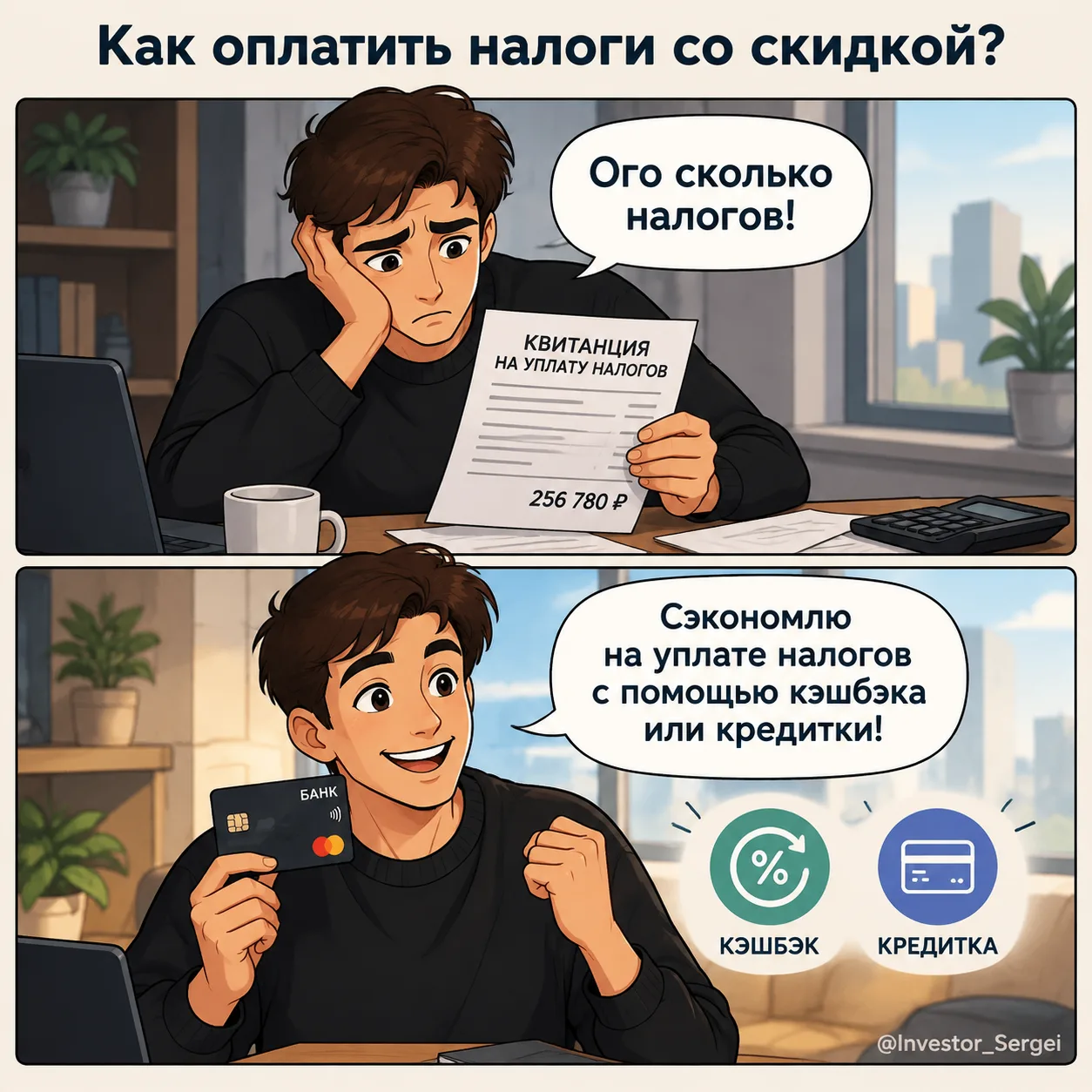 Как оплатить налоги со скидкой?