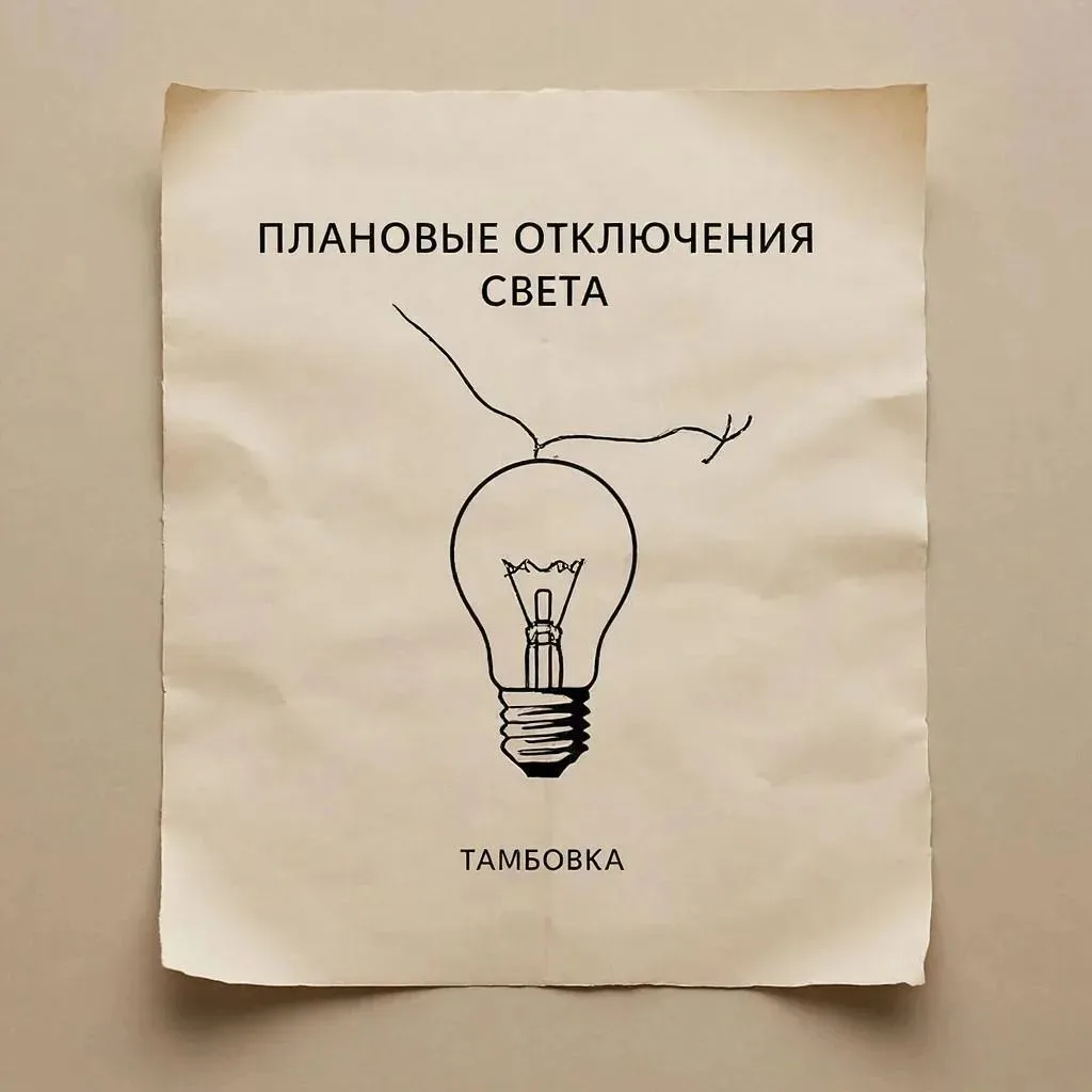 Отключение эл.энергии с. Тамбовка 07.09.2026 13:00 - 17:00.