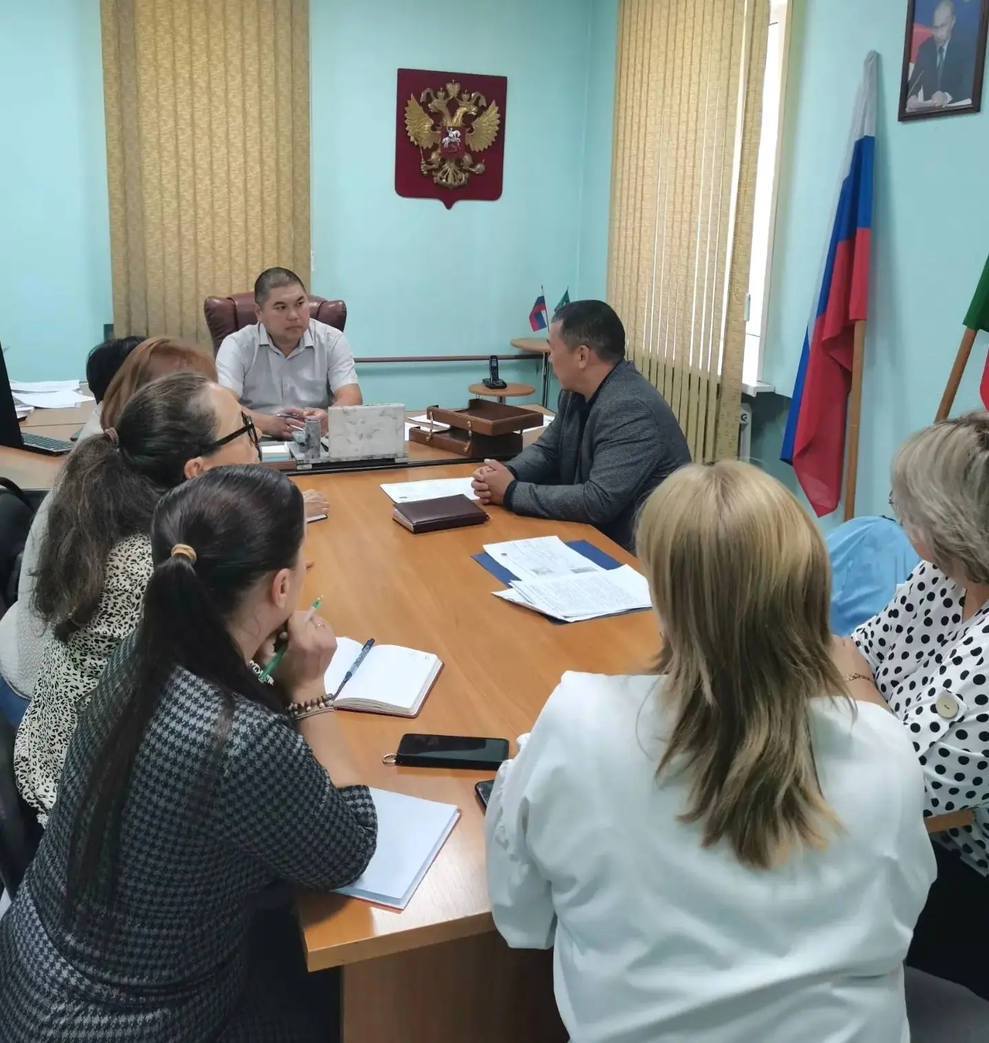✅️Специалисты Росреестра Хакасии и администраций Таштыпского района и г. Абаза обсудили...