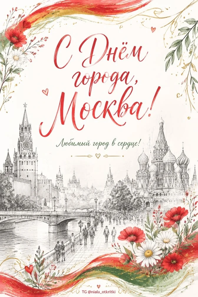 С днём рождения, Москва! 🎉