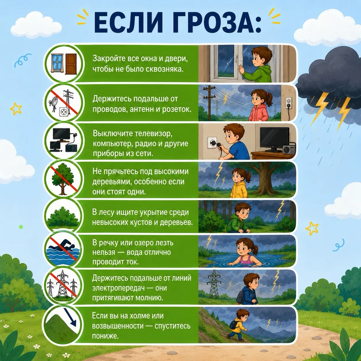🌞 Самое лучшее лето — то, в котором ты здоров и полон энергии.
Чтобы каникулы оставили только хорош