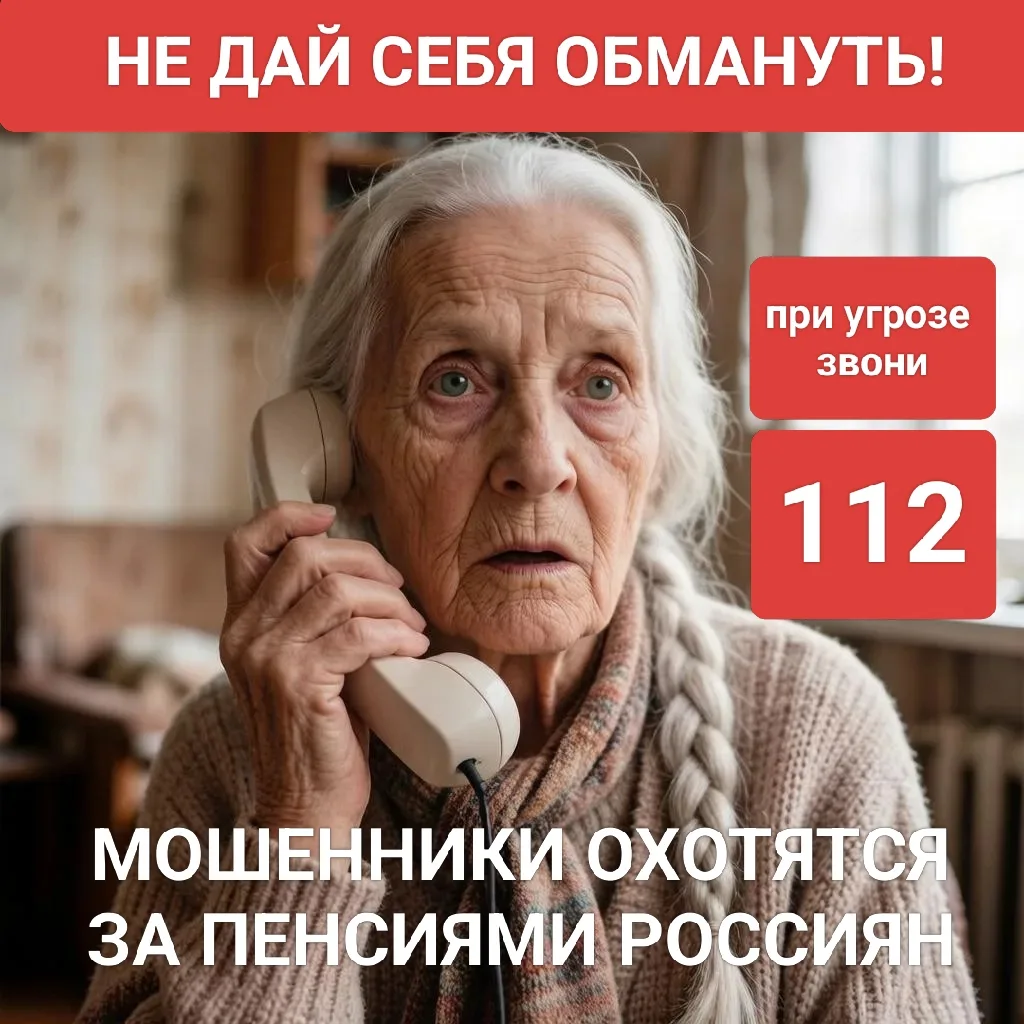 ⚡❗КИБЕРЛИКБЕЗ: МОШЕННИКИ ОХОТЯТСЯ ЗА ПЕНСИЯМИ РОССИЯН