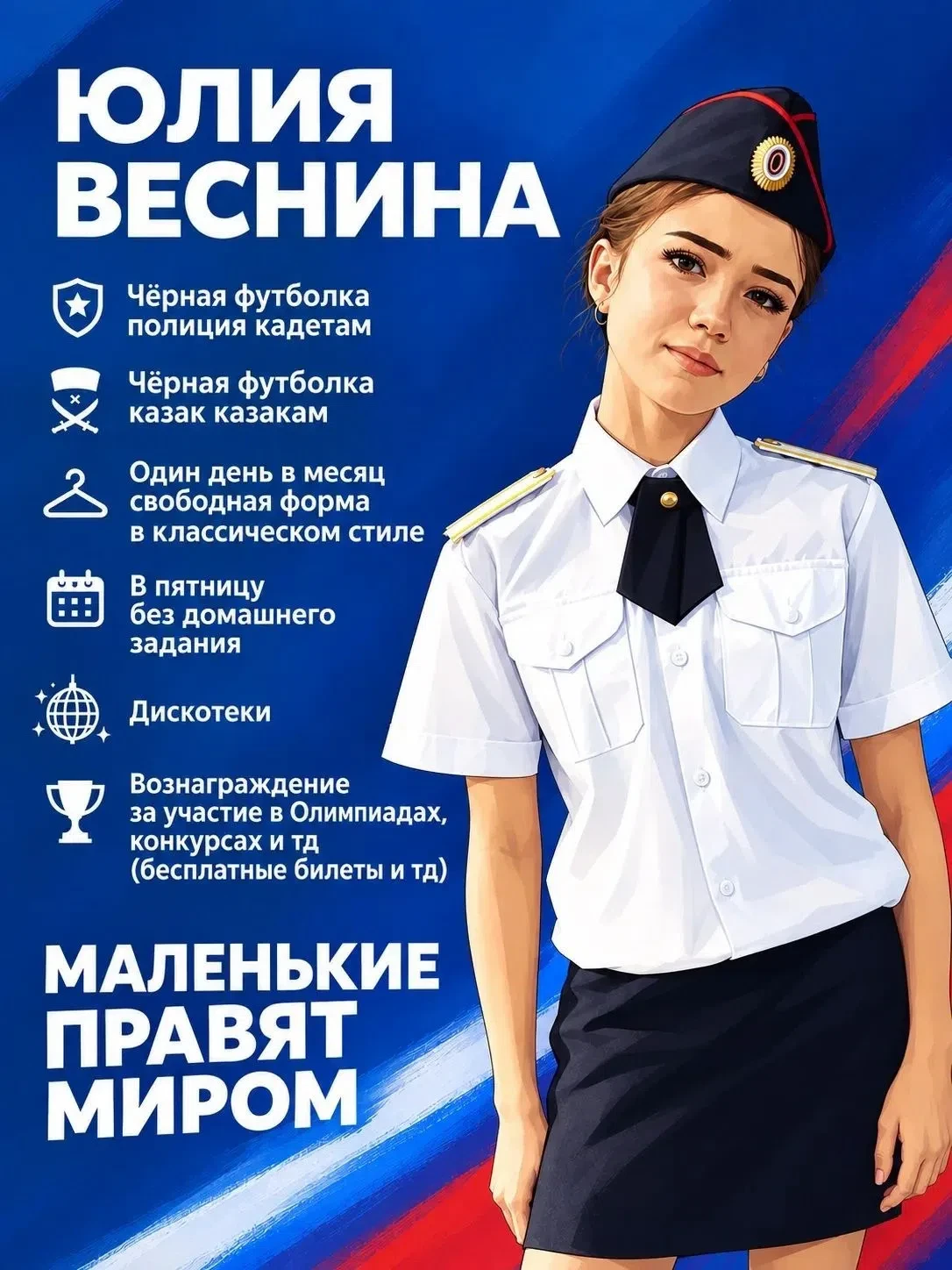Представляем вам кандидата из 9 "Б" класса на пост председателя Совета Первых.