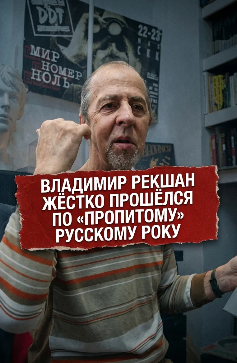 Владимир Рекшан жёстко прошёлся по «пропитому» русскому року  Основатель группы «Санкт-Петербург» и 
