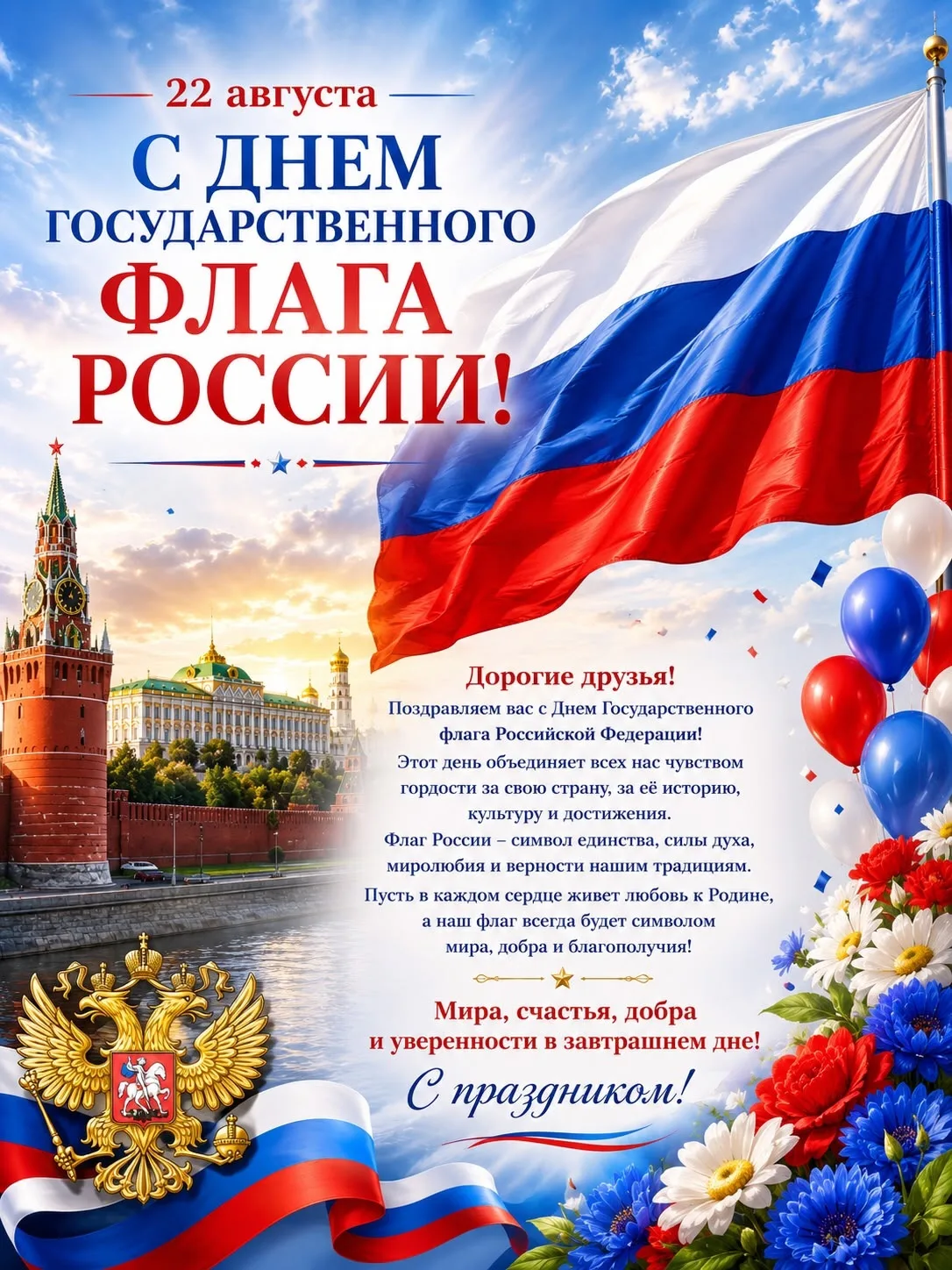 🇷🇺 С Днем Государственного флага России!