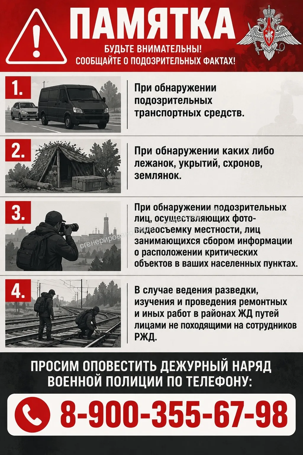 ⚠️ Важная информация для жителей! Памятка о безопасности