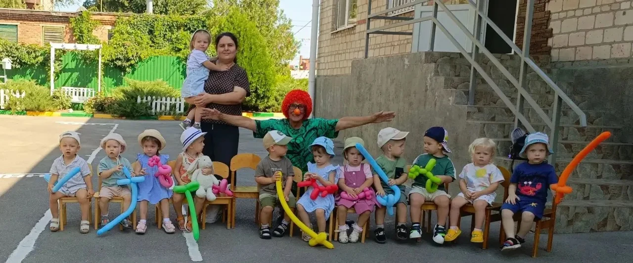 Группа "Малыш" Сегодня 18 августа в МБ ДОУ 52 посетили артисты Циркового жанра, которые...