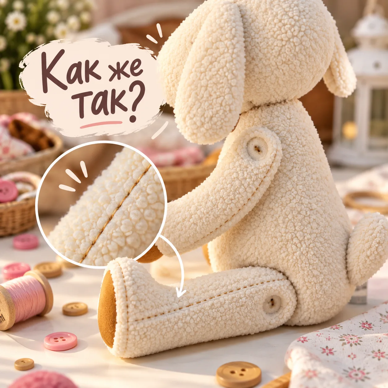 Нужна ровная строчка на игрушке? Тогда мы идём к ВАМ! ✂️