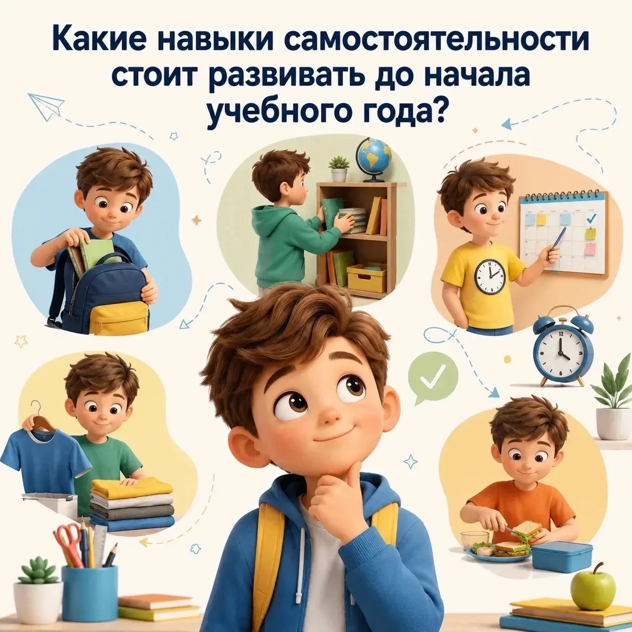 Август — хорошее время, чтобы постепенно подготовить ребенка к школьному режиму. При эт...