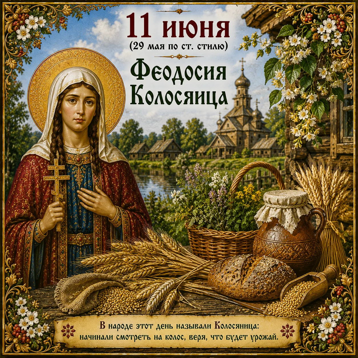 📅 Что можно и нельзя делать 11 июня (Феодосия Колосятница): народные приметы

🟢 Что можно делать

