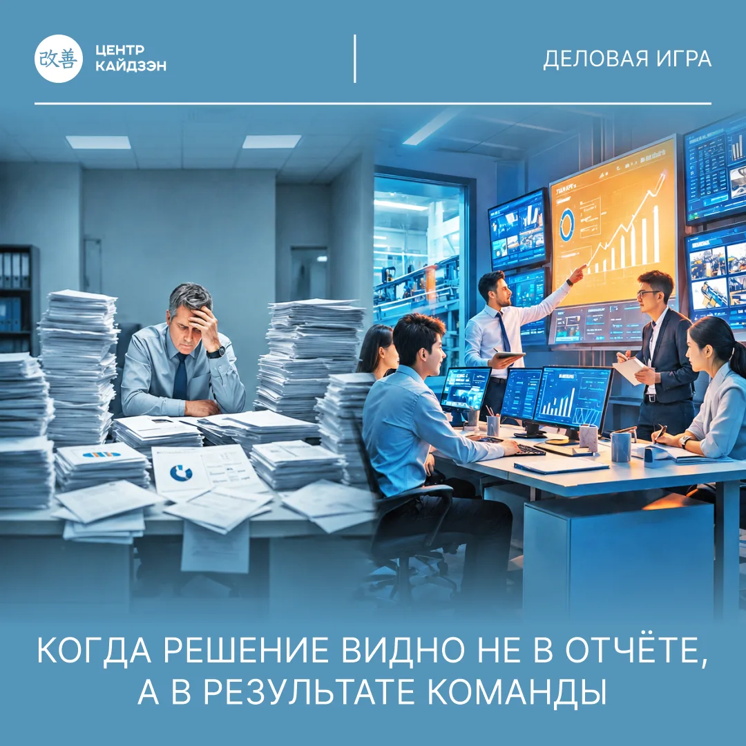 😃Новая управленческая симуляция "Реальное производство" Центра «Кайдзэн» — это не лекц...