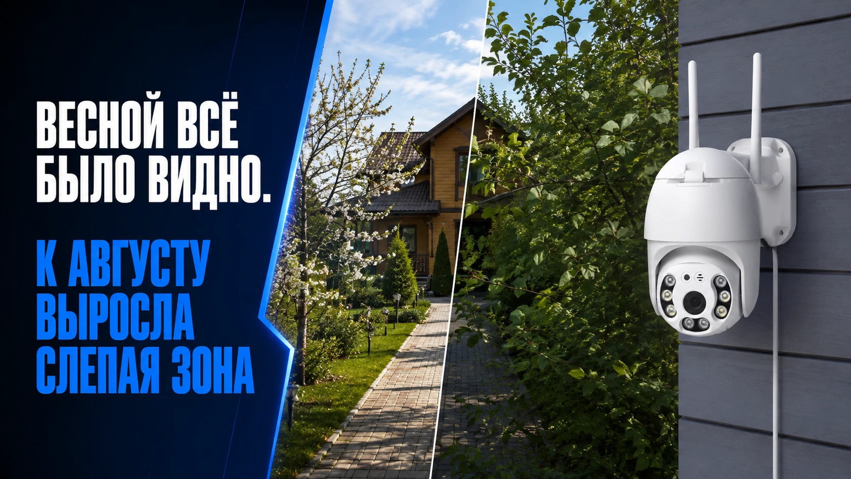Камера может оставаться на своём месте, а её обзор — заметно измениться.