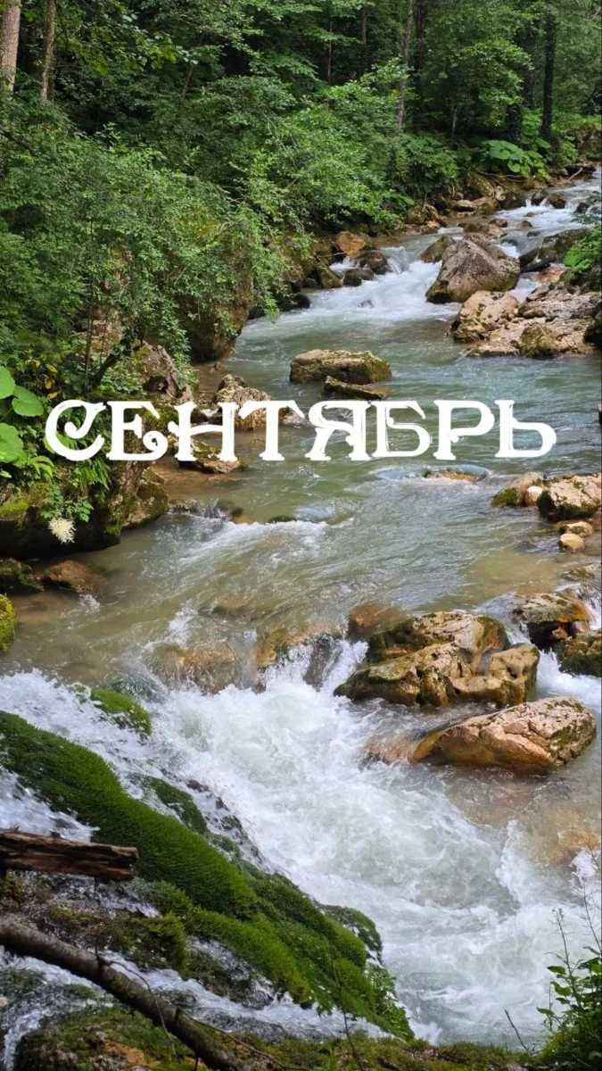 СЕНТЯБРЬ 🍇🌊 🏔️