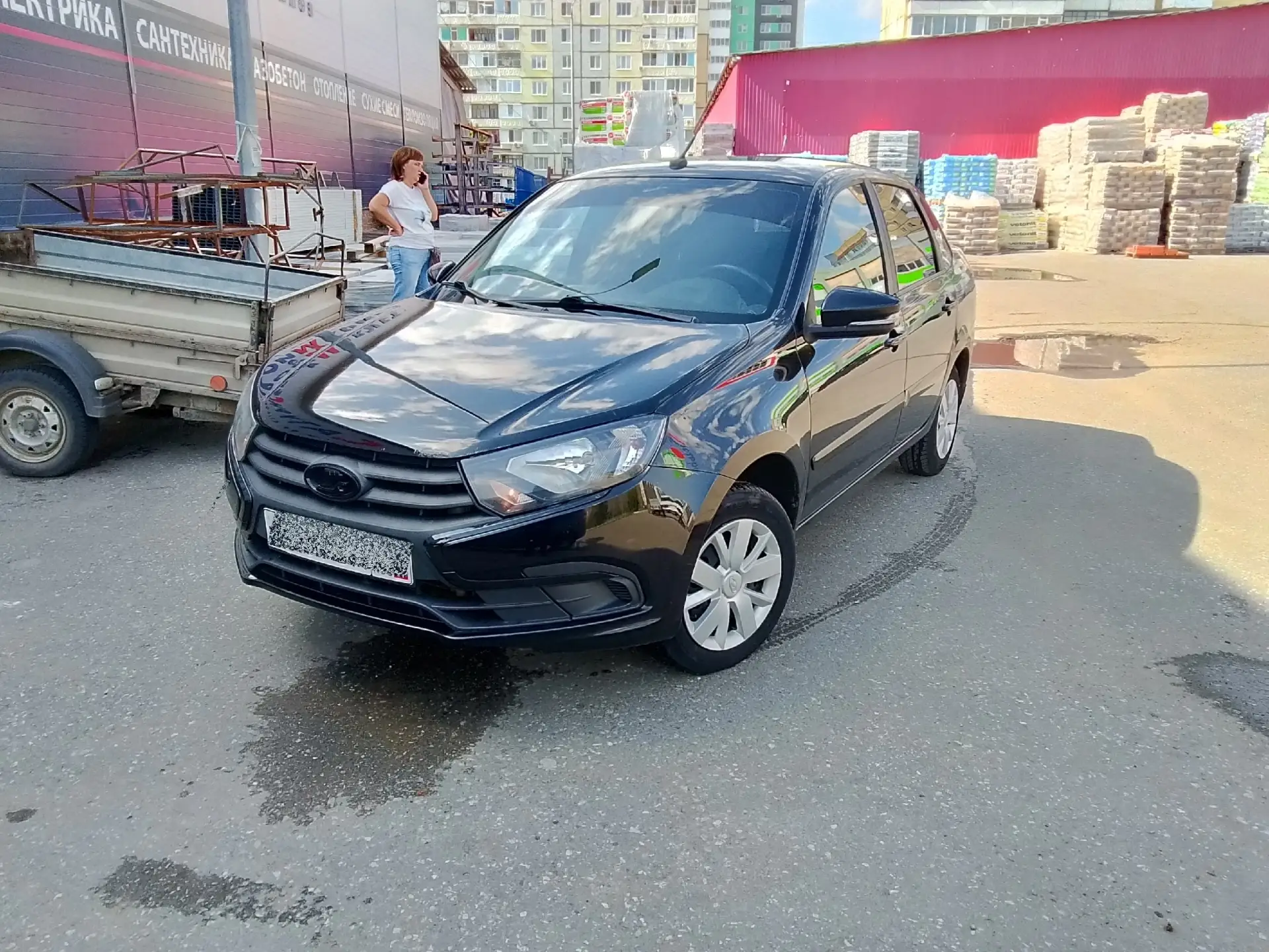 Продам Лада Гранту FL 2021 года. Авто без дтп, зелёная Автотека.  Комплектация с кондиц...