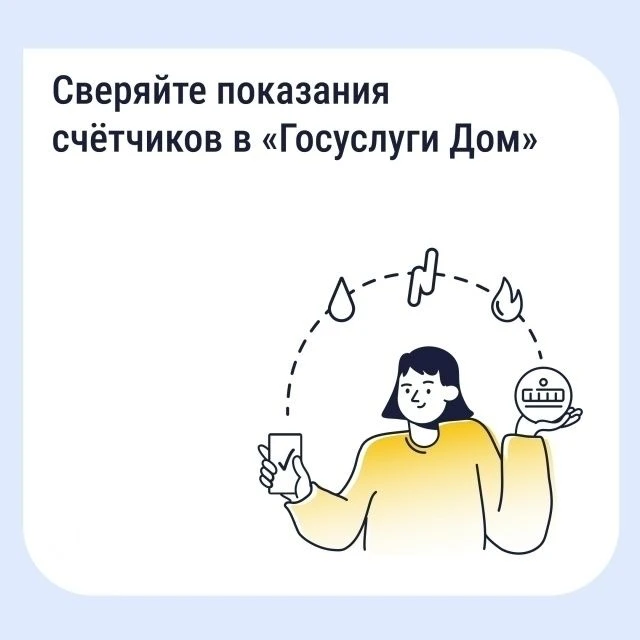 Как найти историю показаний счётчиков в «Госуслуги Дом»