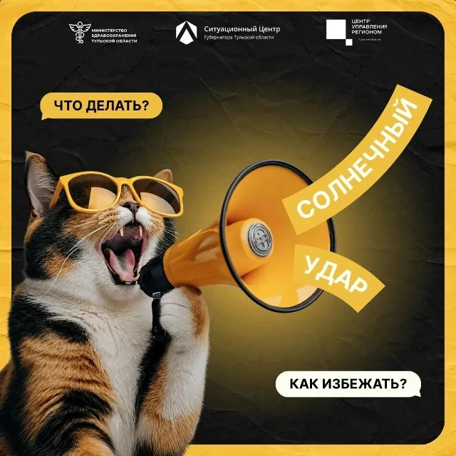 Пошла жара ☀️

Длительное пребывание на солнце может привести к ожогам и солнечному удару. Чтобы про