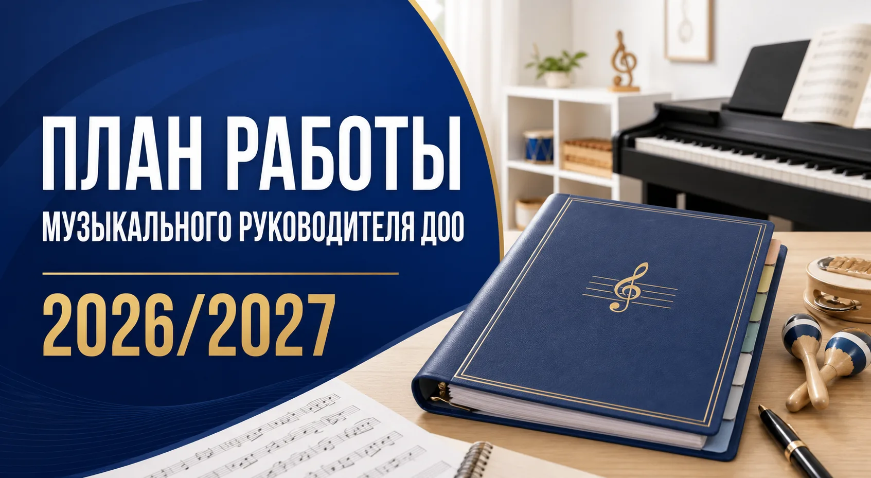 🎵 ПЛАН РАБОТЫ МУЗЫКАЛЬНОГО РУКОВОДИТЕЛЯ ДОО НА 2026/2027 УЧЕБНЫЙ ГОД