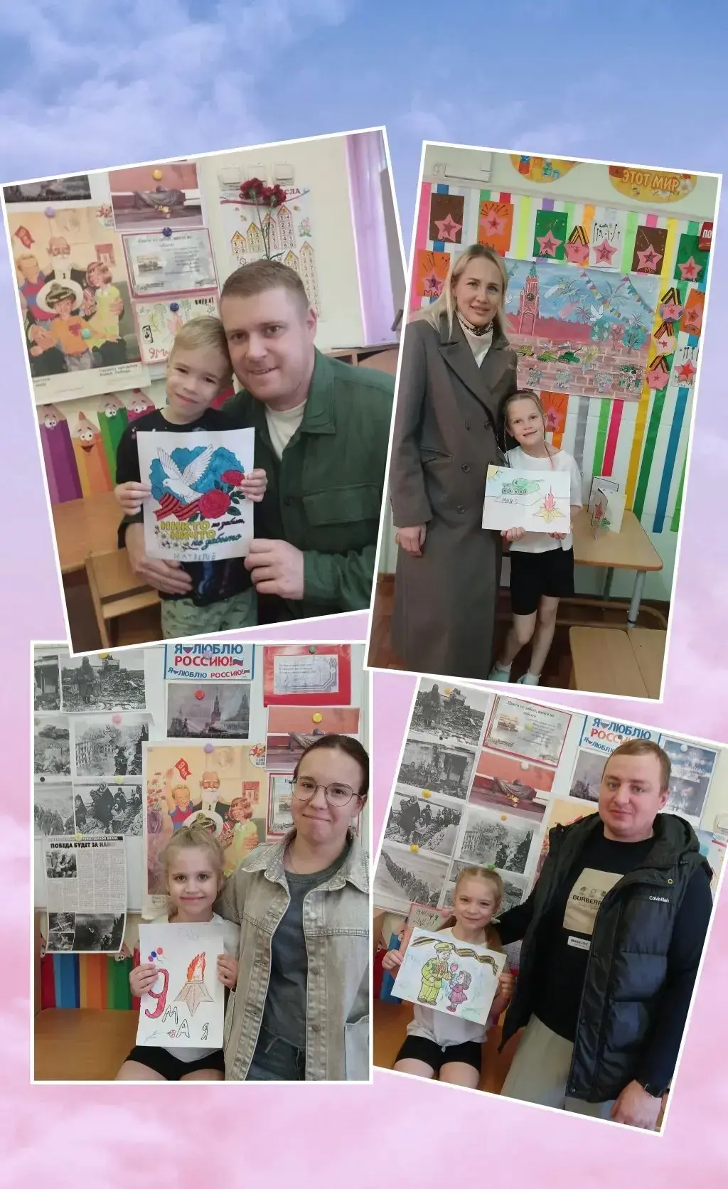 🐝В старшей группе "Пчёлки" была организована тематическая выставка рисунков💥 "Салют П...