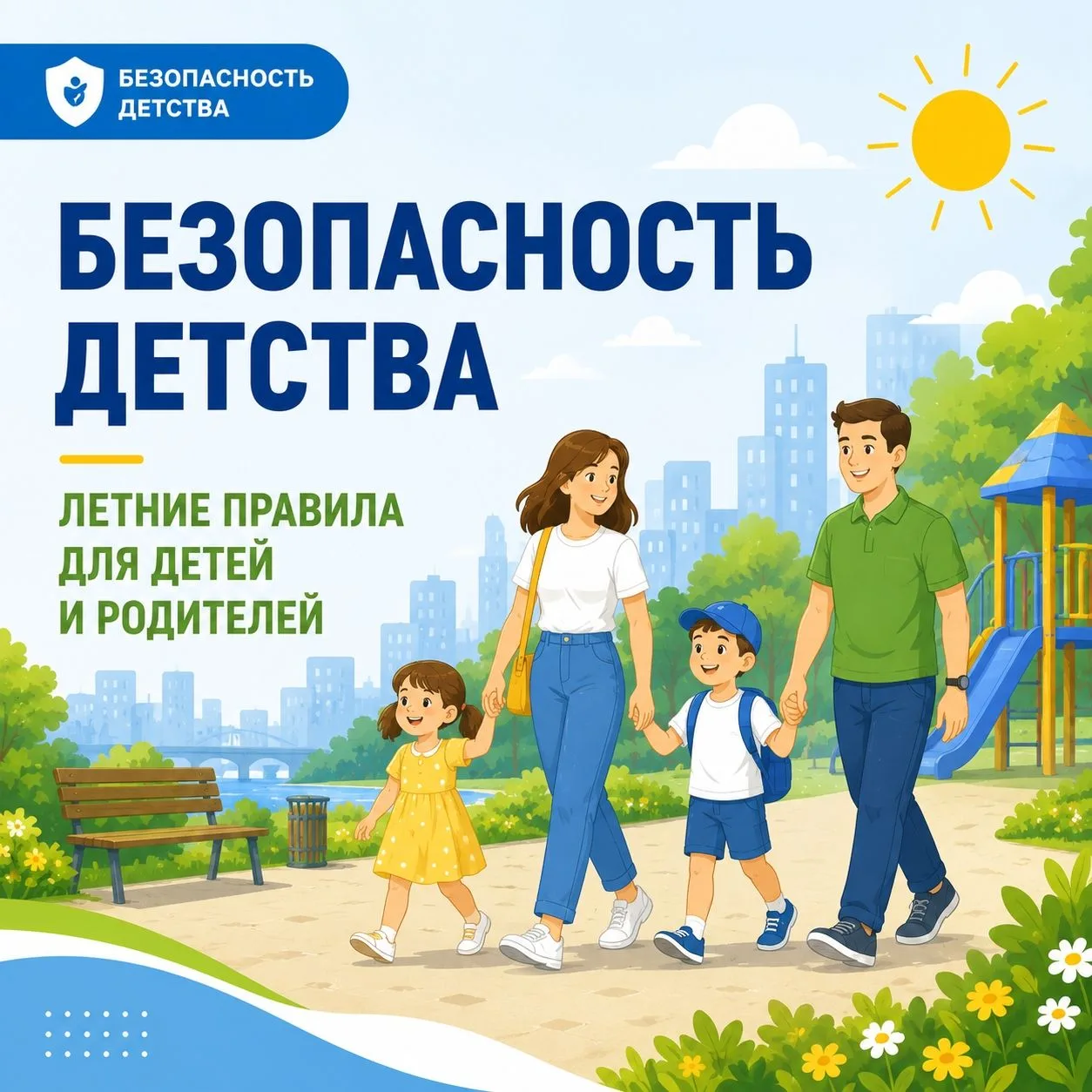 ✅ Летние каникулы должны быть безопасными

Лето — время активного отдыха, прогулок, спорта и новых в