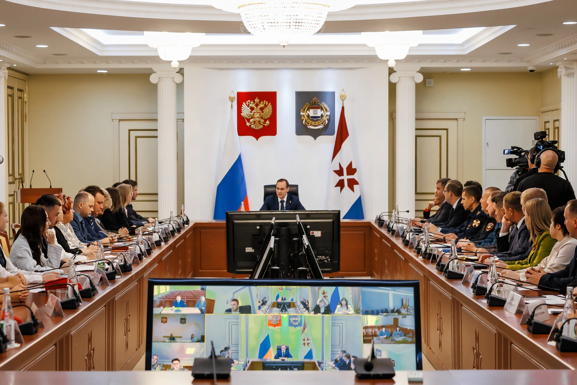 В Доме Республики прошло заседание Регионального координационного совета по взаимодейст...