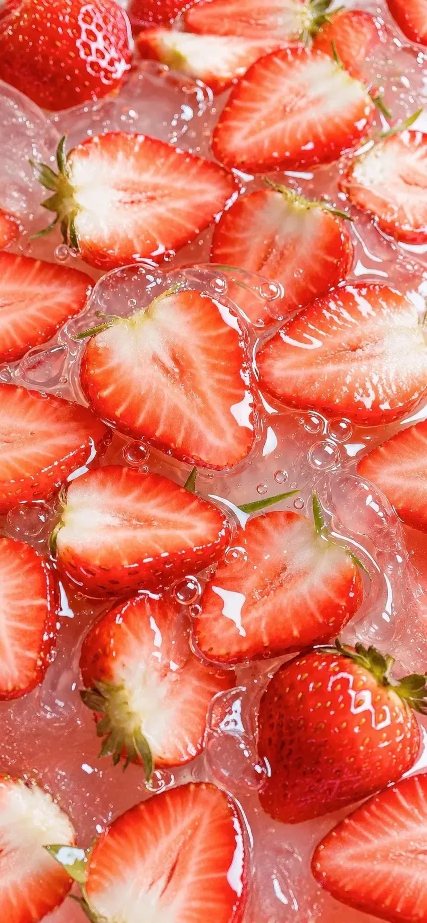 Клубничные обои 🍓