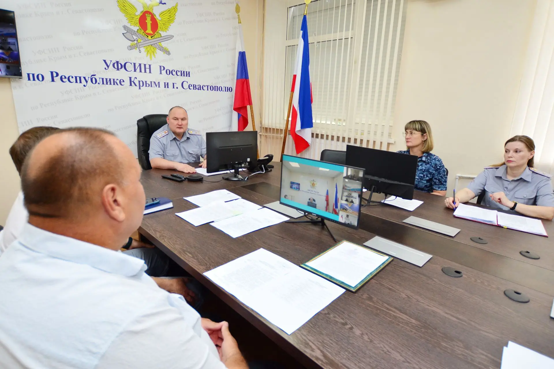 В УФСИН прошло расширенное заседание по вопросам соблюдения прав человека в УИС
 
В аппарате УФСИН Р