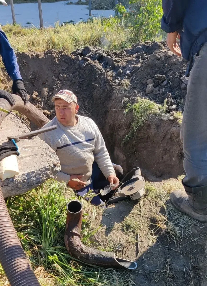🔧🏡Бригада теплосети , под руководством Шаповалова Сергея Николаевича оперативно устра...
