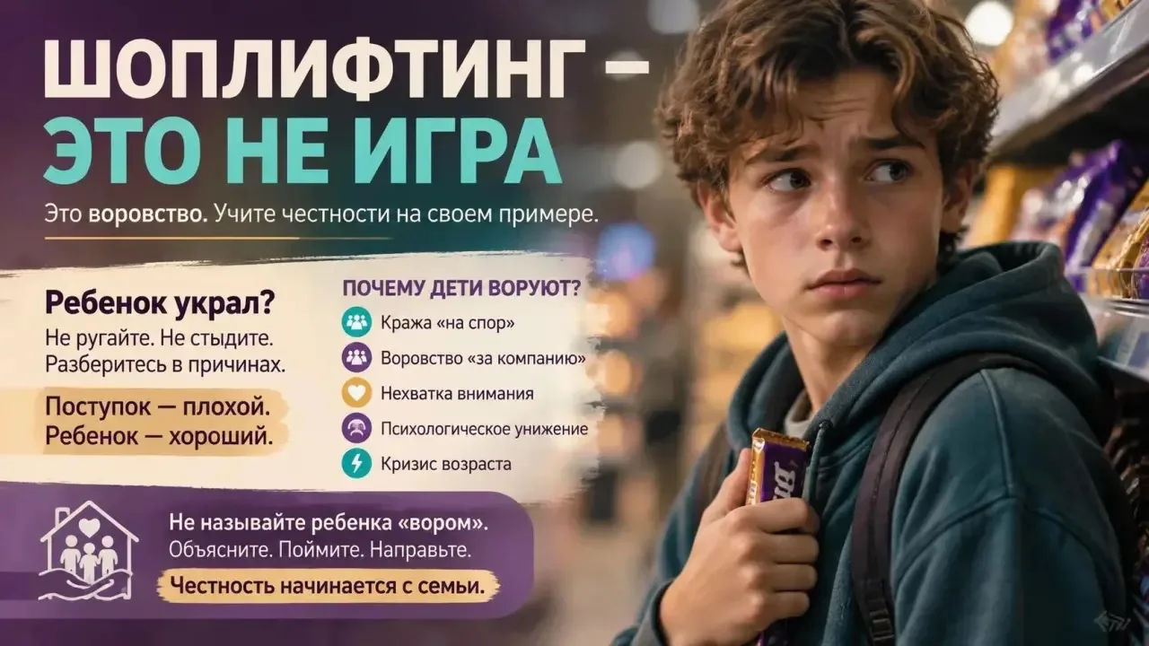 Ребенок украл? Что делать и чего делать НЕЛЬЗЯ 🚫