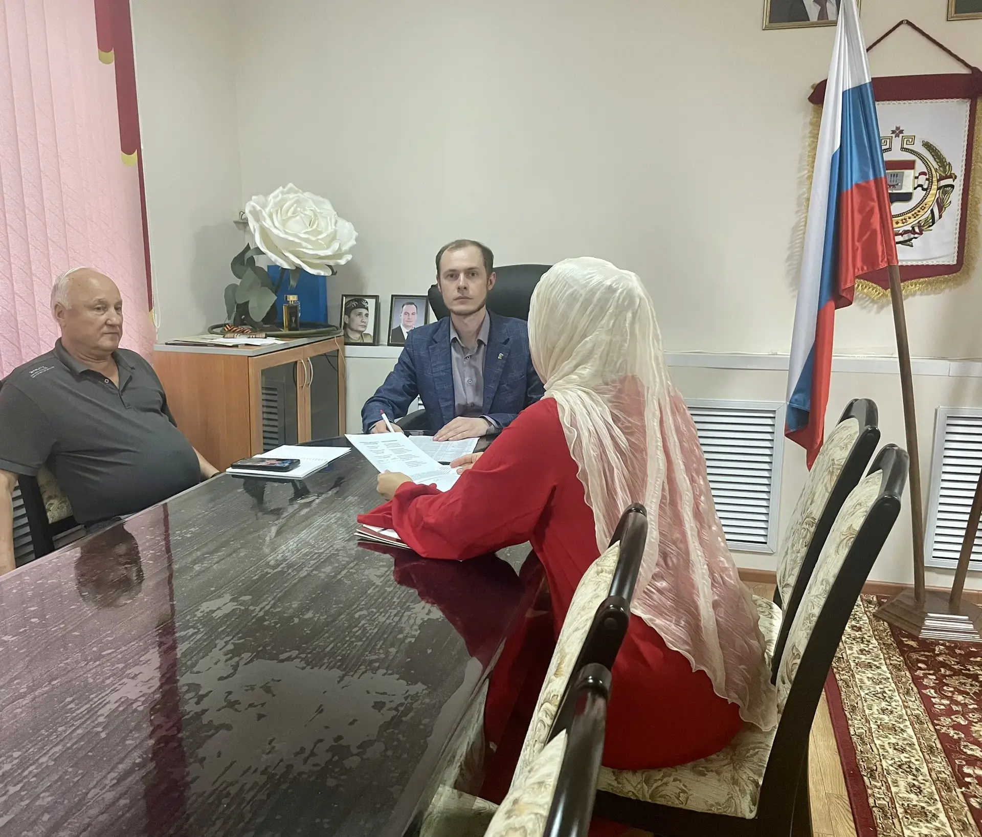 ⚡️В Администрации Белозерьевского сельского поселения состоялся прием граждан