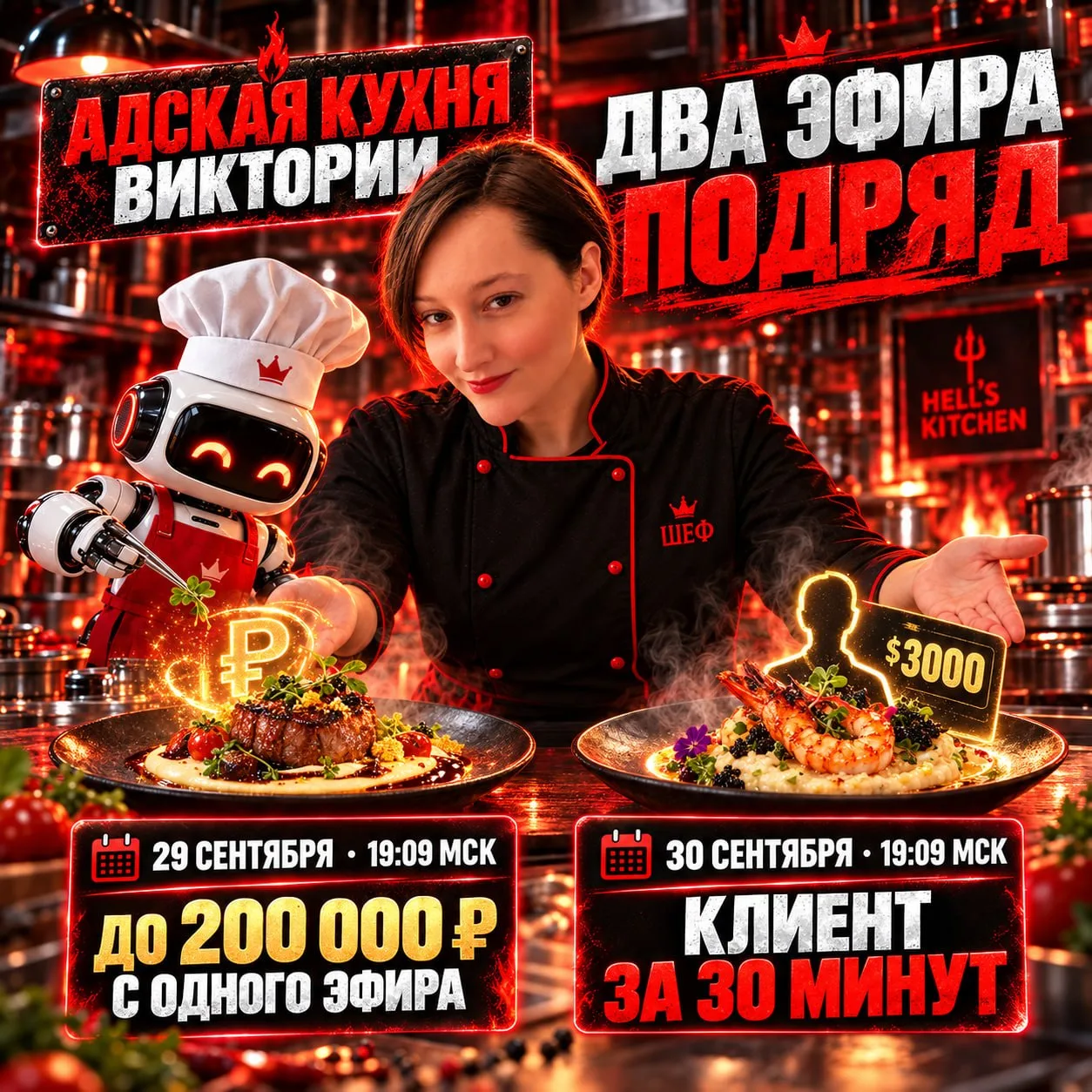 ДВА ЭФИРА ПОДРЯД: КЛИЕНТ ЗА 30 МИНУТ И 200 000 ₽ С ОДНОГО ЭФИРА 🔪